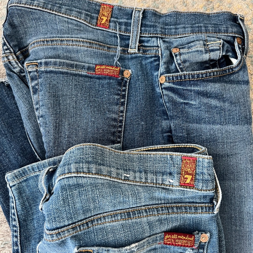 Bundle Seven for all mankind skinny jean 2 units size 30